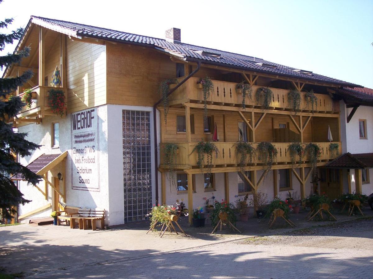 Pension Weghof Mit Gasthaus Böbrach Extérieur photo